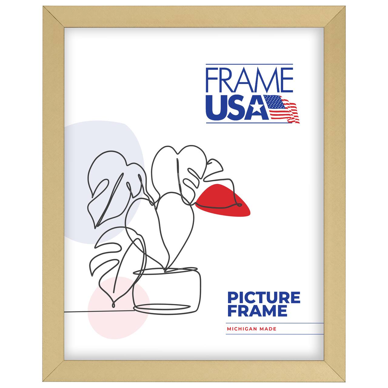 Frame USA Glory Metal Bronze Single Image Picture Frame